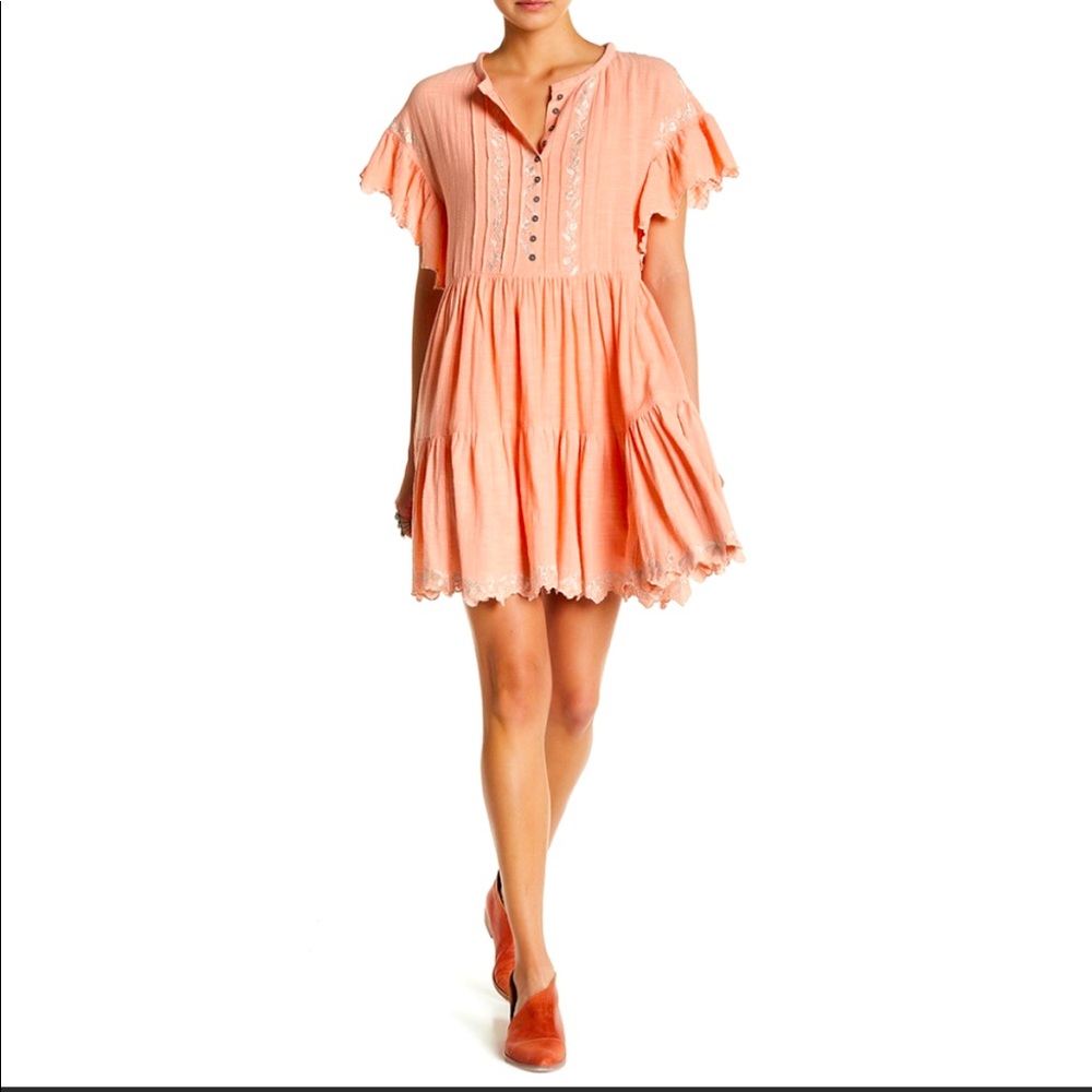 Free People Coral Santiago Mini dress